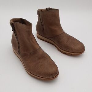 Sorel Brown Ankle Boots